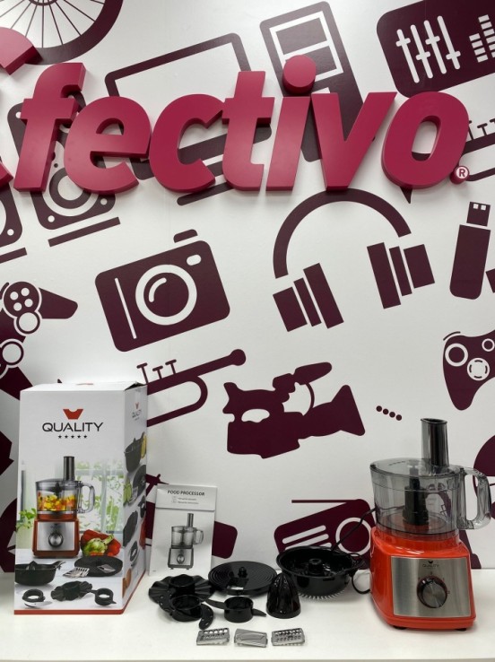 8-8-77129-1-Hogar cocina procesador de alimentos Quality 6 en 1 NUEVA