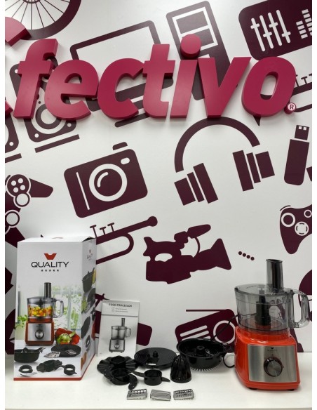 8-8-77129-1-Hogar cocina procesador de alimentos Quality 6 en 1 NUEVA