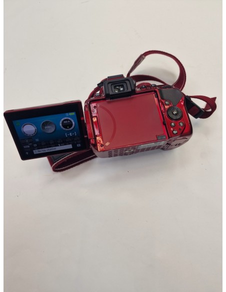 1-1-269282-6-Cámara digital réflex Nikon D5300 Roja 3 Baterias