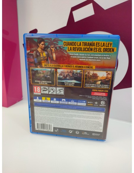 9-9-76761-3-Videojuego PS4 farcry6 a ubisoft original 