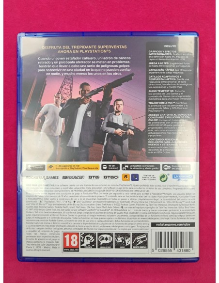 6-6-168282-2-Videojuego PS5 GTA V