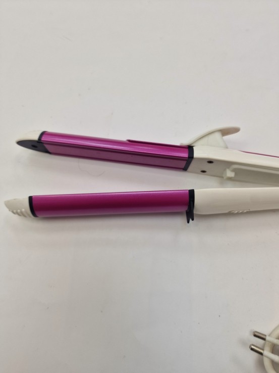 1-1-270913-2-Plancha Pelo Gemei Blanca Y Fucsia