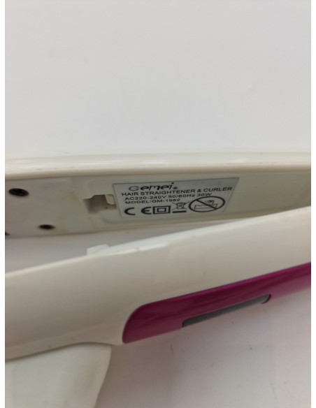 1-1-270913-4-Plancha Pelo Gemei Blanca Y Fucsia