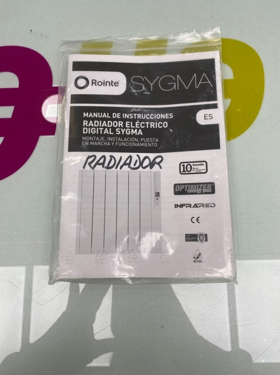 8-8-77248-5-Radiador Electrico Rointe SYGMA SHORT 1300 W - 13 Elementos 