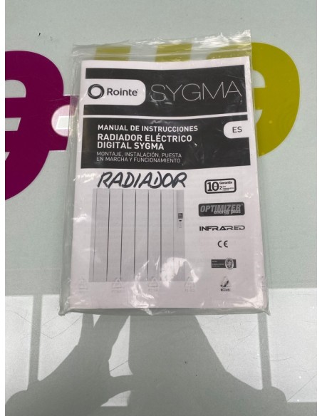 8-8-77248-5-Radiador Electrico Rointe SYGMA SHORT 1300 W - 13 Elementos 