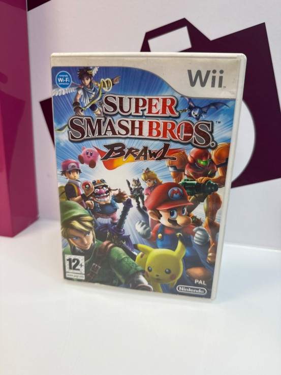 9-9-76846-1-Videojuego Wii Super Smash Bros Brawl 