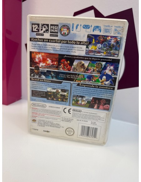 9-9-76846-3-Videojuego Wii Super Smash Bros Brawl 