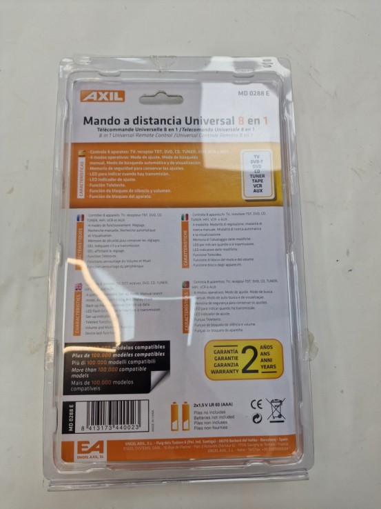 1-1-270965-2-Mando A Distancia Axil Md 0288 E