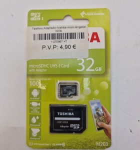 1-1-270967-1-Teléfono Adaptador toshiba micro kingston 32Gb