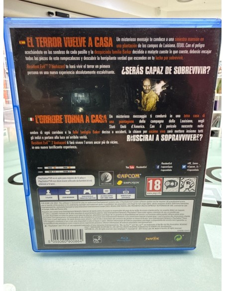 8-8-75110-4-Videojuego PS4 Resident Evil biohazard