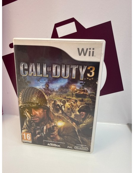 9-9-76903-1-Videojuego Wii Call of duty 3