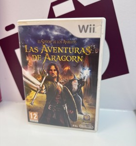 9-9-76905-1-Videojuego Wii El señor de los anillo las aventuras de aragon 