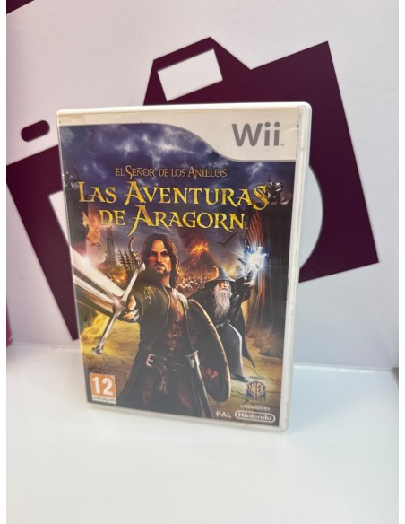 9-9-76905-1-Videojuego Wii El señor de los anillo las aventuras de aragon 