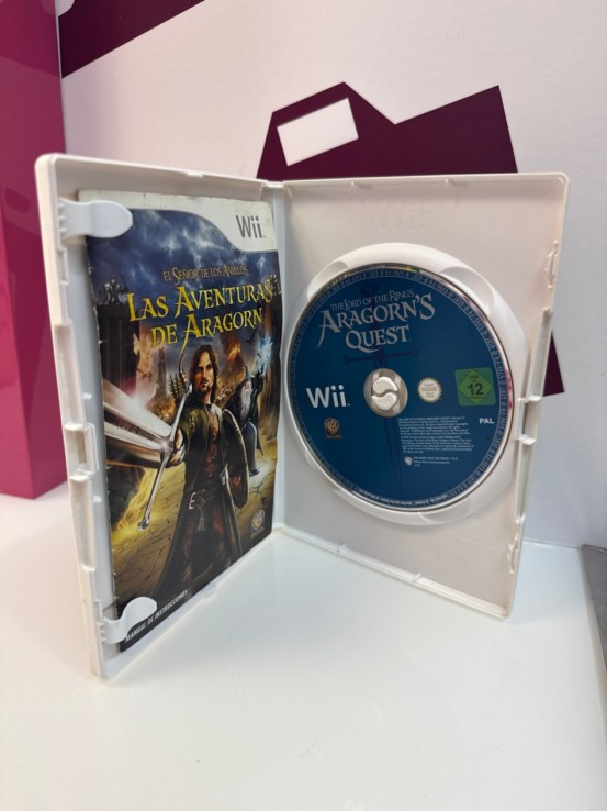 9-9-76905-2-Videojuego Wii El señor de los anillo las aventuras de aragon 