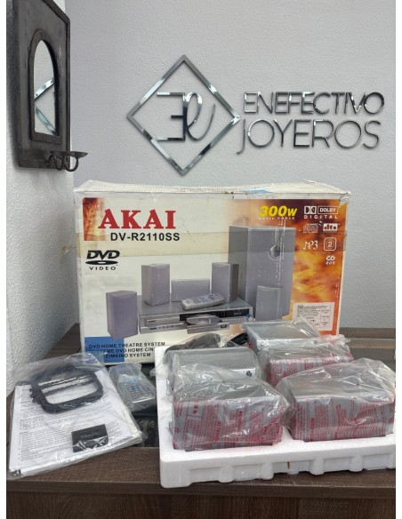 1-1-271235-3-Conjunto Home Cinema Akai DV-R2110SS 