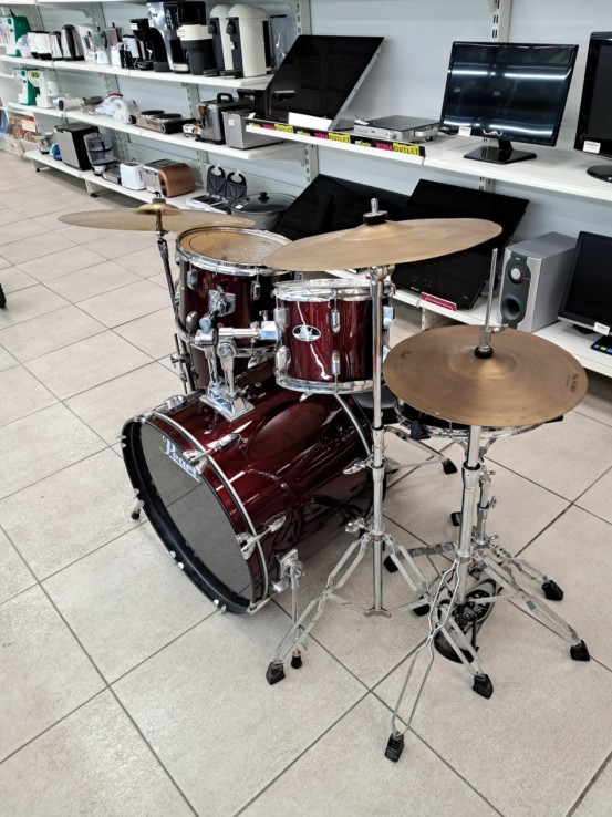 6-6-168451-1-Bateria Pearl Roadshow 22 Red Wine Banqueta