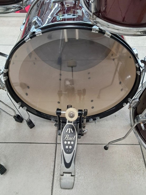 6-6-168451-4-Bateria Pearl Roadshow 22 Red Wine Banqueta