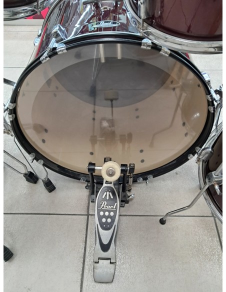 6-6-168451-4-Bateria Pearl Roadshow 22 Red Wine Banqueta