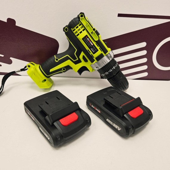 8-8-74356-7-Taladro A Bateria atornillador percutor Laishid 28V 2 baterías