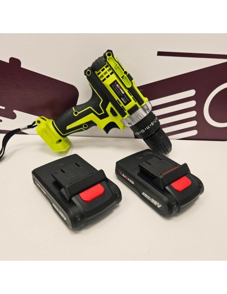 8-8-74356-7-Taladro A Bateria atornillador percutor Laishid 28V 2 baterías