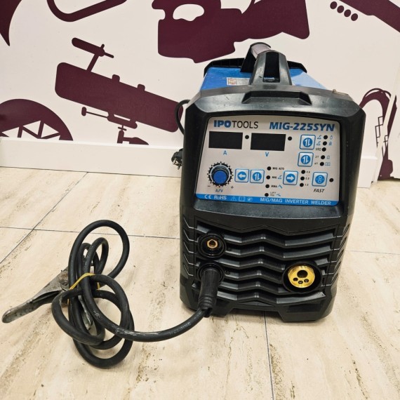 8-8-71060-2-Soldador IPOTOOLS MIG-225SYN Maquina De Soldar MIG MAG Sinérgica