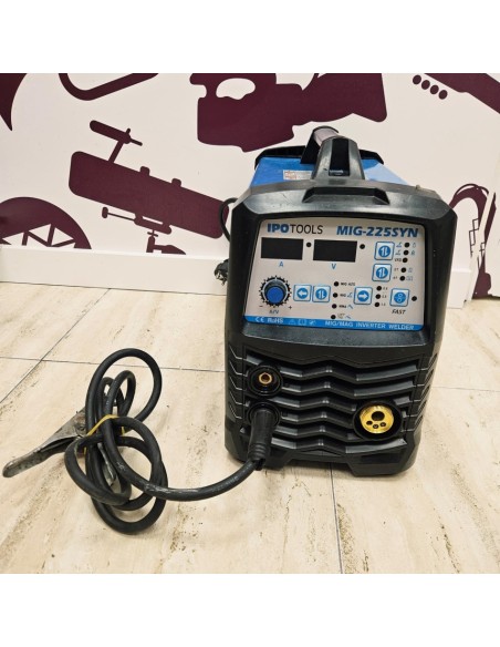 8-8-71060-2-Soldador IPOTOOLS MIG-225SYN Maquina De Soldar MIG MAG Sinérgica