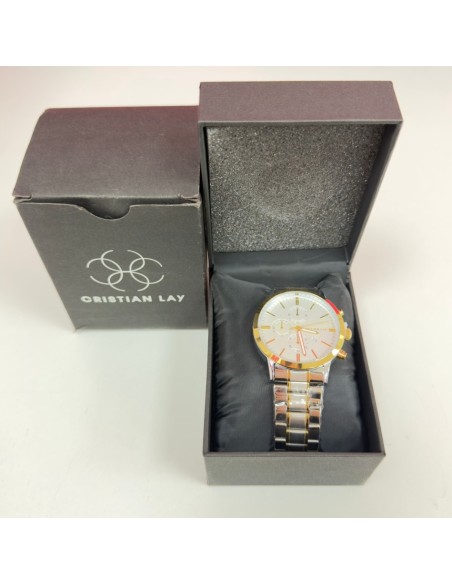 7-7-85241-1-Reloj pulsera caballero cristian lay 0-21434 reloj (Sin uso)