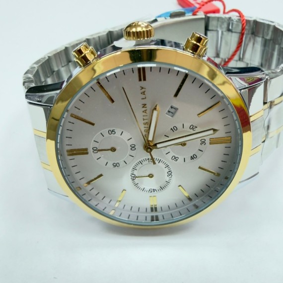 7-7-85241-2-Reloj pulsera caballero cristian lay 0-21434 reloj (Sin uso)