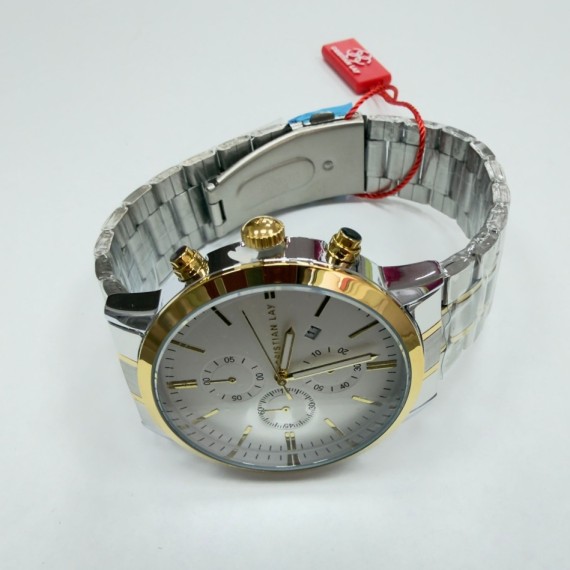 7-7-85241-3-Reloj pulsera caballero cristian lay 0-21434 reloj (Sin uso)