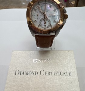 1-1-271374-1-Reloj Alta Gama Señora Seiko Velatura Chronograph Diamantes 