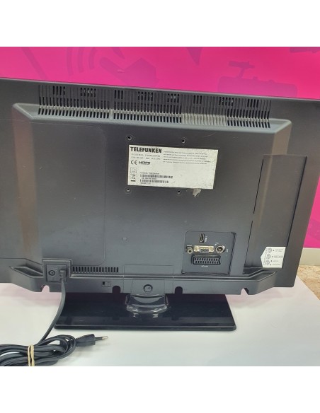 1-1-263492-2-Televisor LED Telefunken Tlfk22Ledpvr1 Negra Tdt Hd