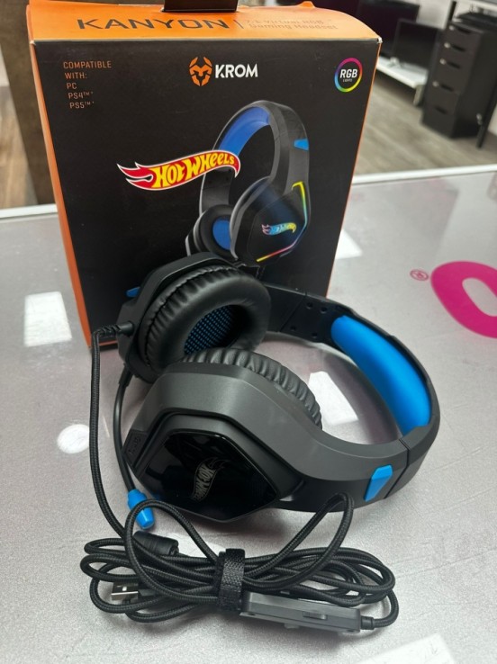 7-7-86554-1-Auriculares KROM Kanyon 7.1 Hotwheels