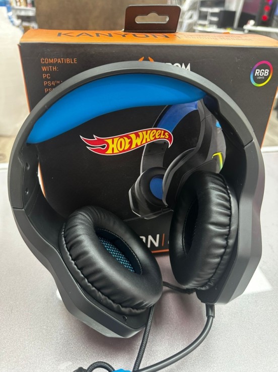 7-7-86554-2-Auriculares KROM Kanyon 7.1 Hotwheels