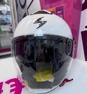 9-9-77082-1-Casco integral jet talla M color blanco