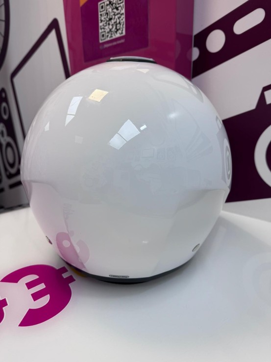 9-9-77082-2-Casco integral jet talla M color blanco