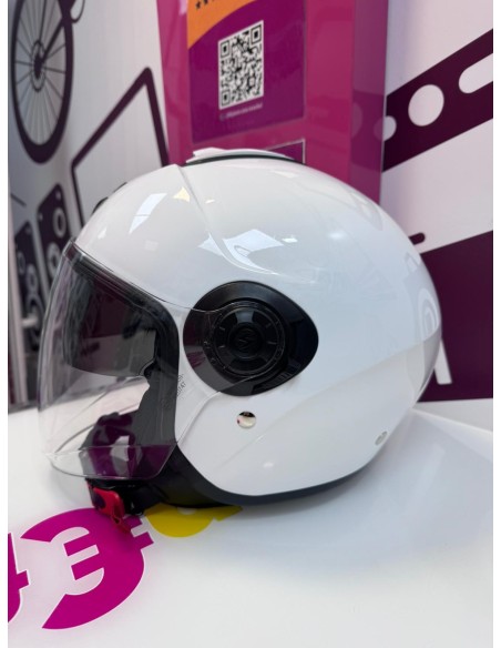 9-9-77082-3-Casco integral jet talla M color blanco