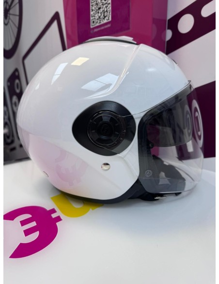 9-9-77082-4-Casco integral jet talla M color blanco