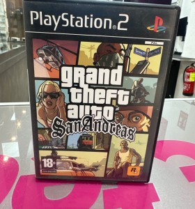 7-7-86567-1-Videojuego PS2 Grand theft auto San andreas