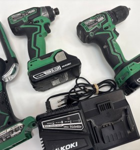 1-1-271492-1-Taladro A Bateria Set Hikoki Ue18djl Linterna Ds 18dd Taladro Atornillador De Impacto Wh 18dd  2