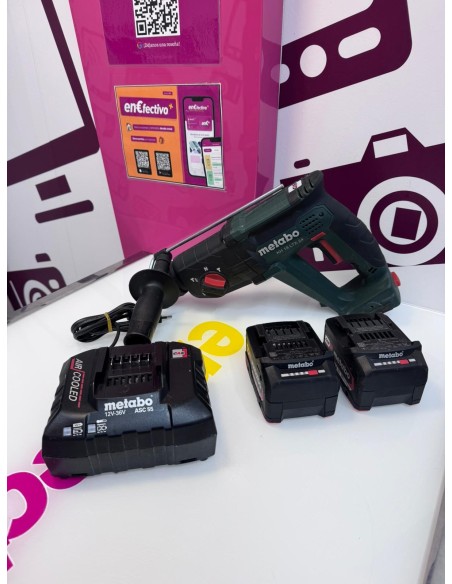 9-9-75064-3-Martillo A Bateria Combinado Metabo Kh 188 Ltx 24 