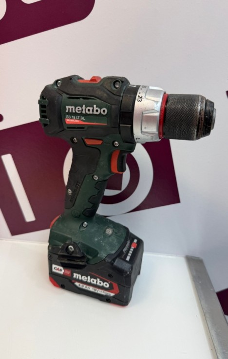 9-9-75070-2-Taladro A Bateria atornillador percutor metabo sb 18 lt bl 