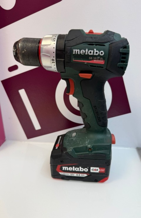 9-9-75070-3-Taladro A Bateria atornillador percutor metabo sb 18 lt bl 
