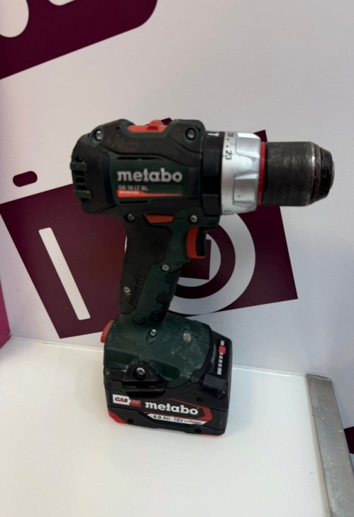 9-9-75070-4-Taladro A Bateria atornillador percutor metabo sb 18 lt bl 