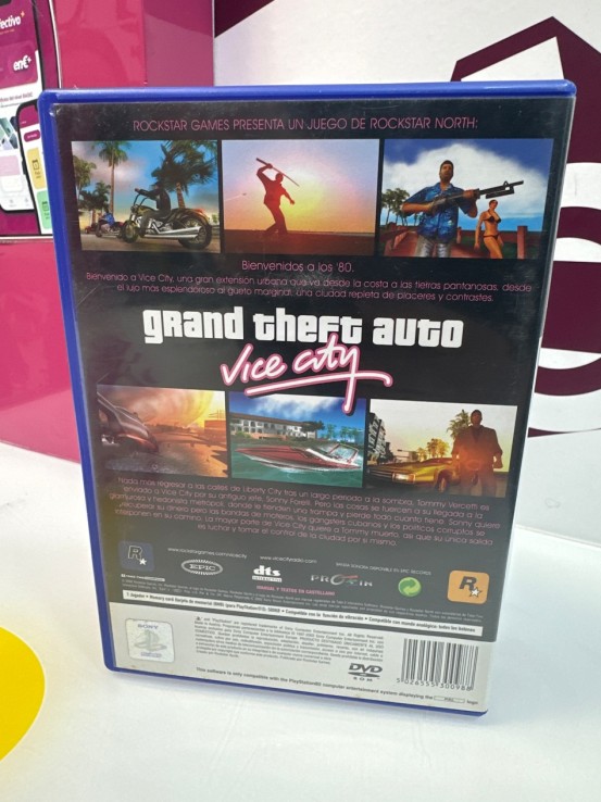 9-9-77105-2-Videojuego PS2 Gta Vice City 