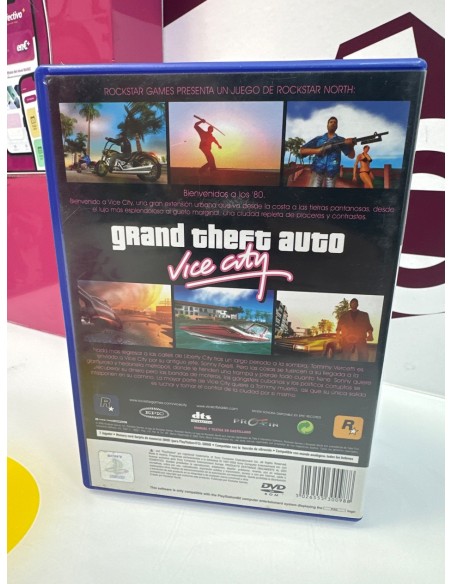 9-9-77105-2-Videojuego PS2 Gta Vice City 