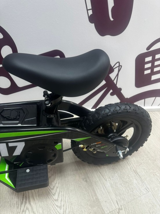 9-9-77202-2-Bicicleta Electrica niño imr 17 verde 12 (sin uso) 