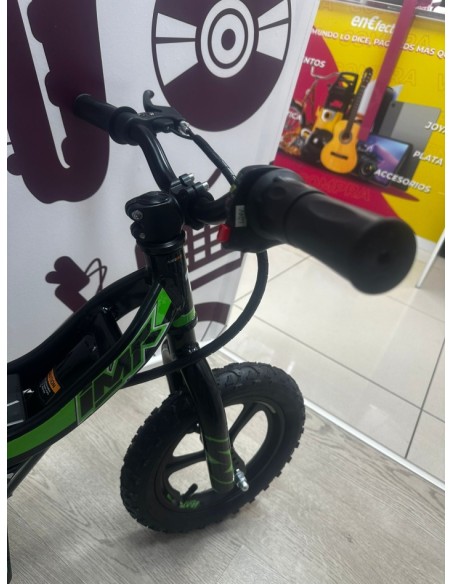 9-9-77202-7-Bicicleta Electrica niño imr 17 verde 12 (sin uso) 