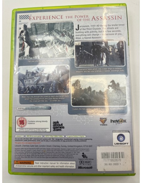 1-1-271571-2-Videojuego Xbox 360 Assassins Creed