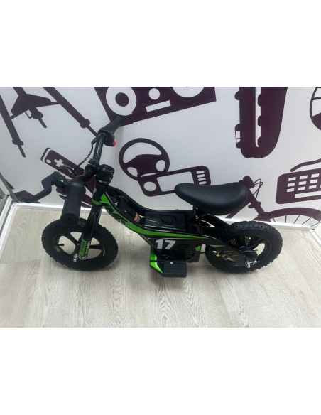 9-9-77202-11-Bicicleta Electrica niño imr x four 17 verde 12 (sin uso) 