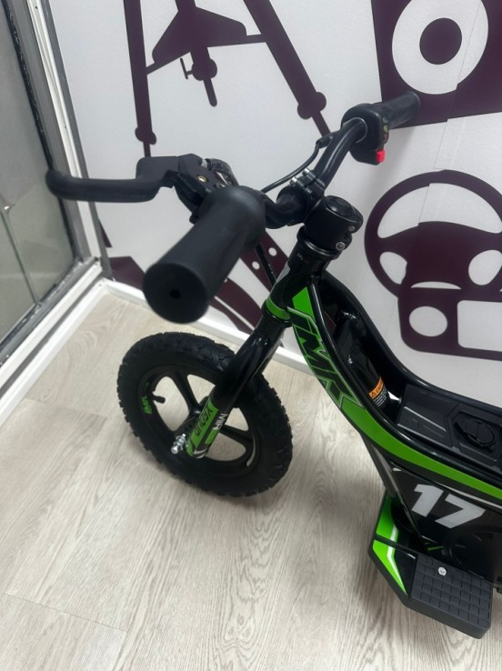 9-9-77202-16-Bicicleta Electrica niño imr x four 17 verde 12 (sin uso) 
